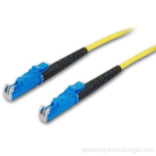 E2000 Fiber Patch Cord with Low Insertion Loss and Back Reflection Loss